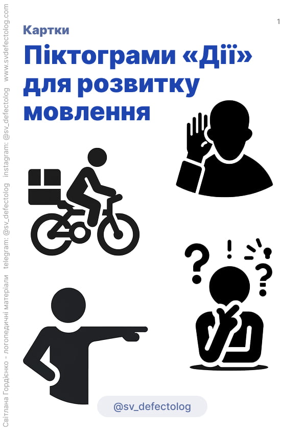 Піктограми «Дії»